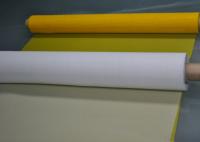 White / Yellow 100% Monofilament Polyester Mesh For Textile Printing 120T - 34