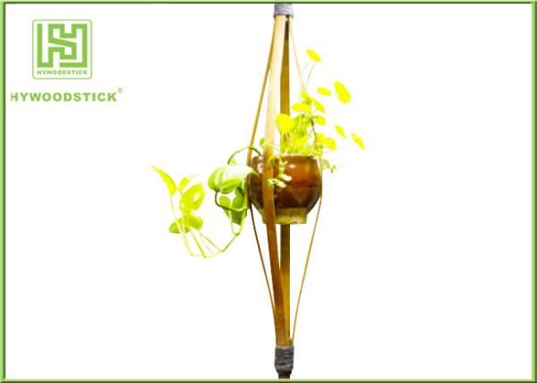 Standing Outdoor Durable Bamboo Flower Pots Garden Shelves For Home