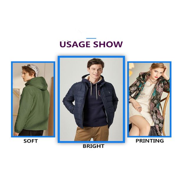 60GSM 100% Recycled Pet 300T Pongee Polyester Fabric