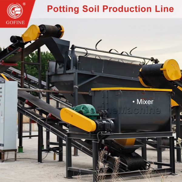 Indoor Potting Soil Mixer Machine Soil Mixing Equipment Supplier