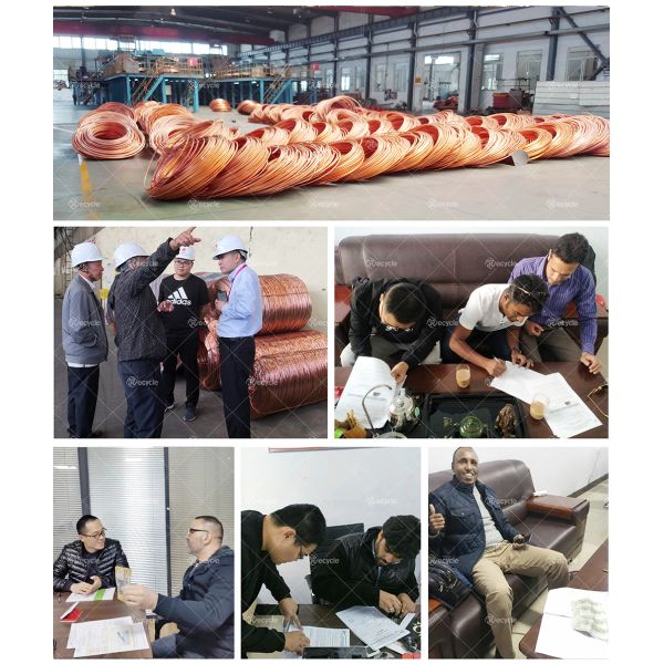 Raw Material Scrap Copper/Cathode Copper Copper Rod Upward Continuous Casting Machine