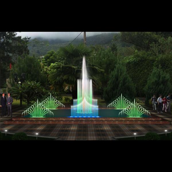 Public Square Angel Musical Fountain Stainless Outdoor