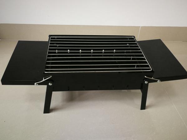 Black Color Foldable Bbq Cooking Grill Set Barbecue Pits For 1-5 People