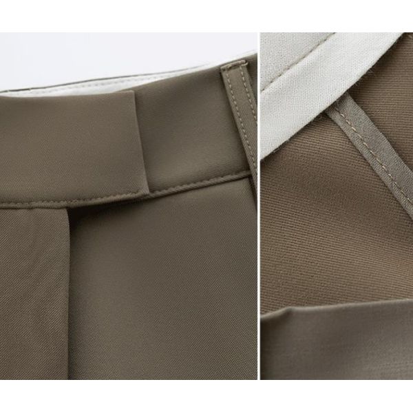 Дамы производителя одежды OEM освобождают брюки ноги прямой ноги брюк широкие