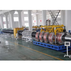 Plastic PE PP Double Wall Corrugated Pipe Extrusion Line 600mm 1500mm Diameter
