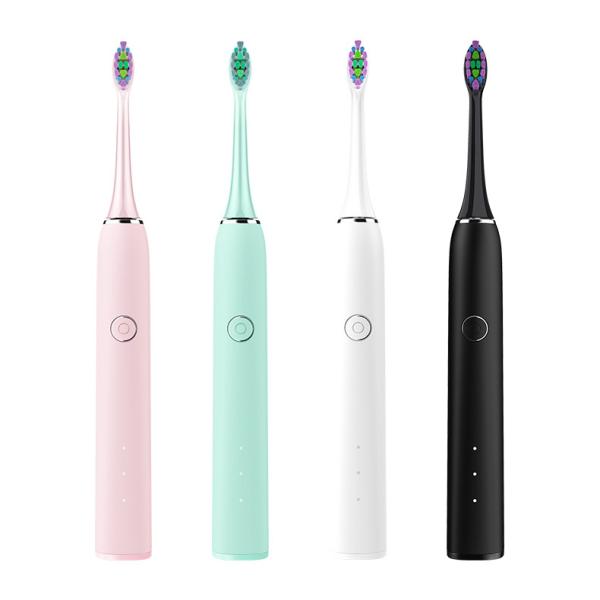 OEM ODM Portable IPX7 Rechargeable Powered Vibrating Sonic Electric Toothbrush for Adults