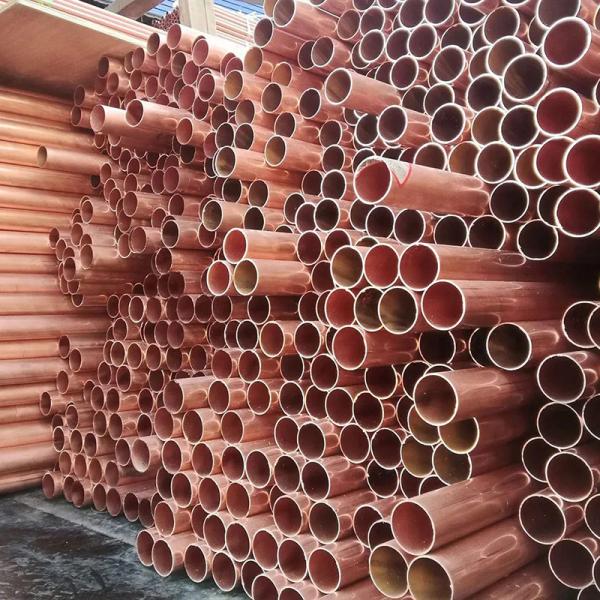 Da fábrica tubulação sem emenda brilhante do tubo da liga de cobre em linha reta 15mm 20mm