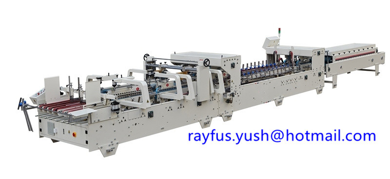 Нижняя машина Gluer папки коробки замка для f каннелюру A.C.B E Paperboard гофрировала