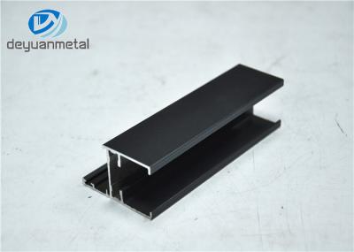Tan Color Powder Coating Aluminium Window Profiles 5 Years Warranty