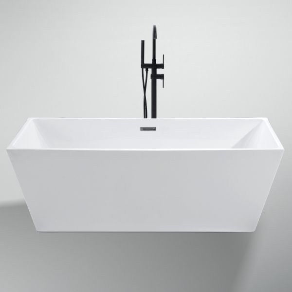 Rectangular PMMA Acrylic Freestanding Bathtub Loading Quantities 80units or 180units