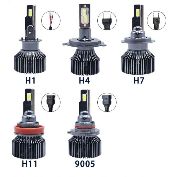 High Quality 90 Watt LED Headlight Bulb White Light Auto Lighting System Full Capacity M3 H1 6500Lm Aluminum H4 LED Headlight