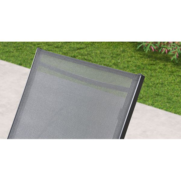 Outdoor Lounge Chair Set Aluminum Patio Chaise Lounger Side Table and Pillow Outside Pool Beach Sunbathing Tann