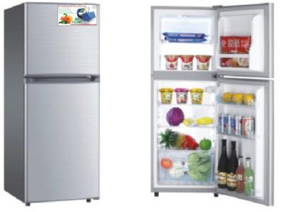 118L DC upright solar fridge freezer AC/DC compressor fridge ( upright double door 98L-518L)