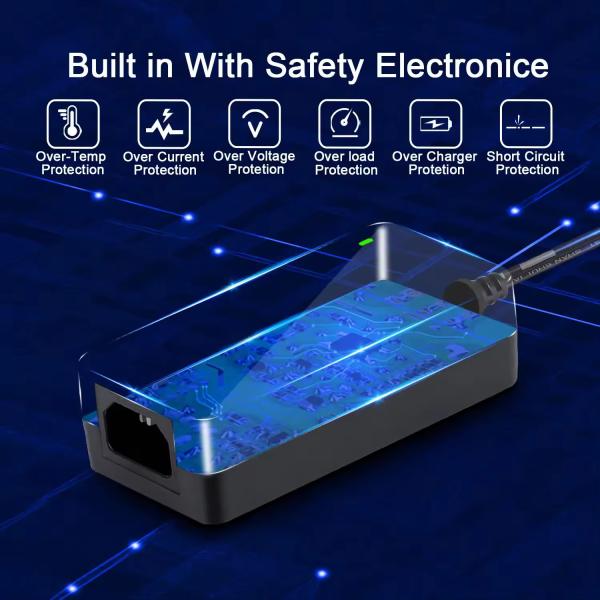 Desktop Version 12V 5A Class Two Power Supply 240VAC 50Hz 1.2m DC Line Figure Eight