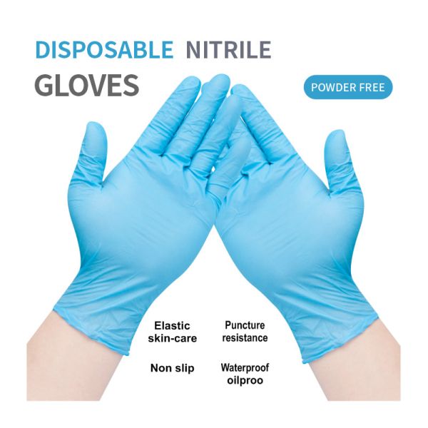 Latex Coated Gloves Disposable Medical Consumables Industrial Powdered Medical Gloves