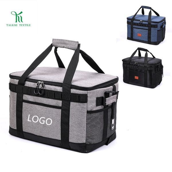 42L Large Capacity Insulation Bag Outdoor Camping Ice Pack Foldable Storage Picnic Cooler Bag