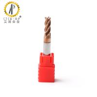4 bits micro HRC 55 de routeur de commande numérique par ordinateur de carbure de grain de cannelure
