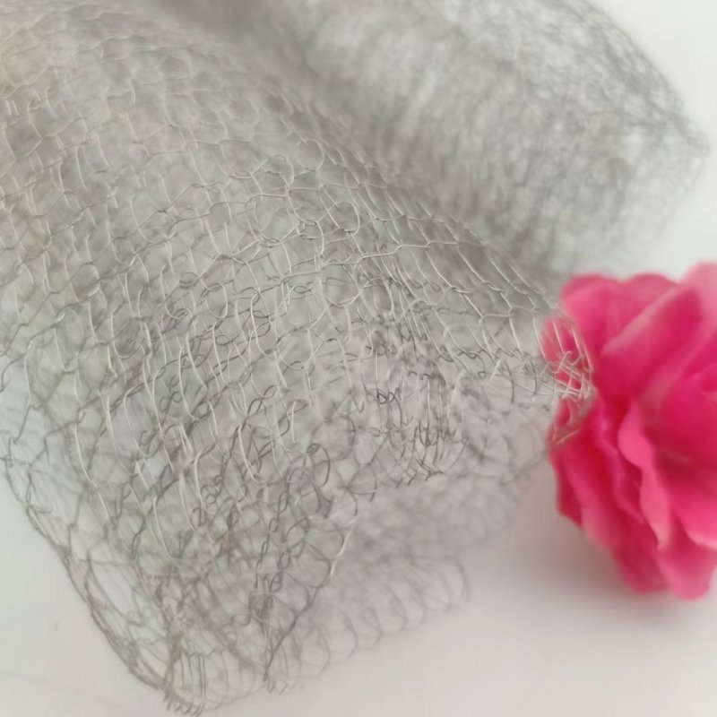 High Filtration Efficiency Loop Knit Wire Mesh Flexible And Bendable