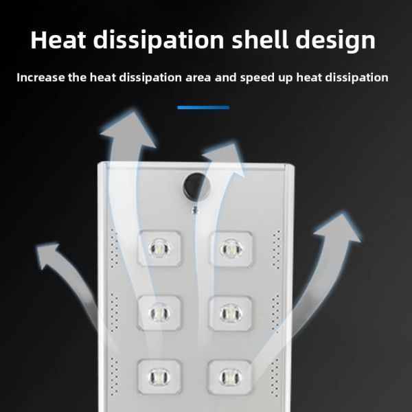 Integrated IP65 Solar LED Street Light Inductive Control 150 Lumens for Rural Development Outdoor Waterproof Highway Lighting
