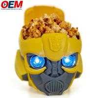 Contenedor de palomitas de maíz personalizado de personajes de dibujos animados de color para bocadillos de cine
