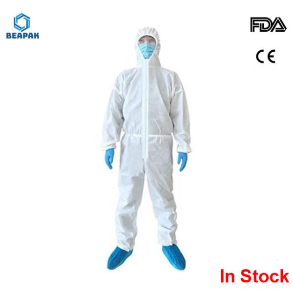 Anti Virus Disposable Protective Coveralls ,  Disposable Body Suit Non Woven