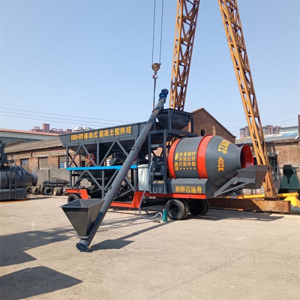 JZM1500 Mobile Three Silo Speed Concrete Plant Mixer Machine 2400L