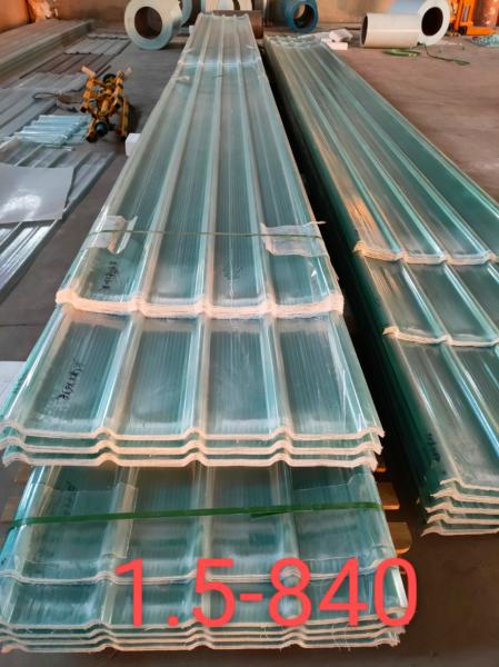 impact resistant FRP fiber glass corrugated roofing sheet