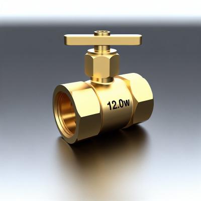 12.0W Brass Mini Ball Valve Perfect for Your End Coffee Machine