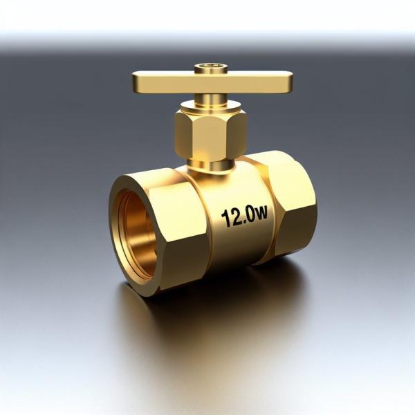12.0W Brass Mini Ball Valve Perfect for Your End Coffee Machine