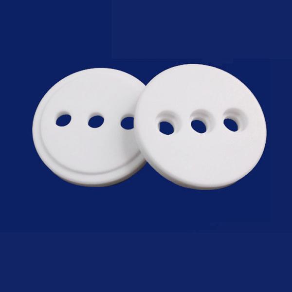 Machinable Zirconia And Custom High Purity Alumina Ceramic Disc Plates With Hole