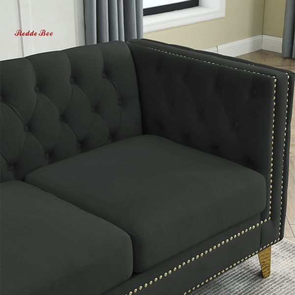 Comfiest Navy Blue Leather L Shaped Sectional Sofa Corner Couches Oversized