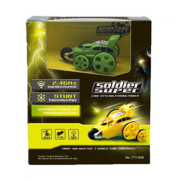 360 ° Spinning Transformer Remote Control Car Stunt Vehicle With Lights 2.4Ghz