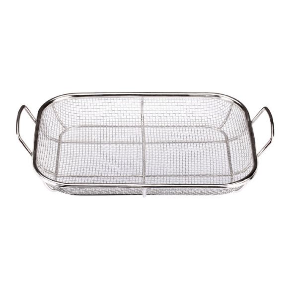 Portable Perforated Baking Tray , Sterilization Stainless Steel Wire Basket Cable Tray