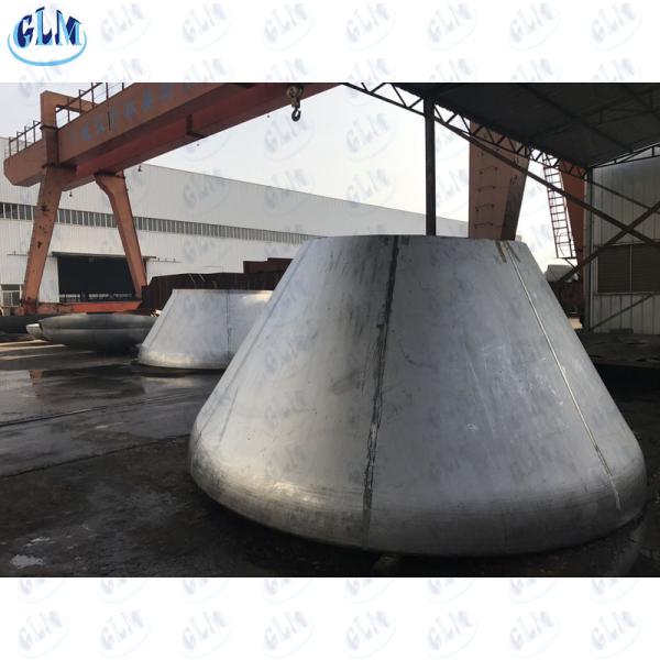 PED Conical Tank Heads Stainless Steel 304 Pressure Vessel End Caps Bottom Cover 2500mm