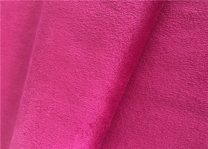 Ткань Microfiber замши 100% полиэстер почистила связанную замшу щеткой для одежд