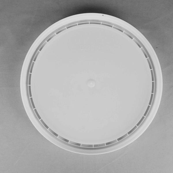 20L スナップオン 蓋 積み立てられるプラスチックバケツ 15.5 高さ 11.5 直径 仕様変更可能な白色デザイン