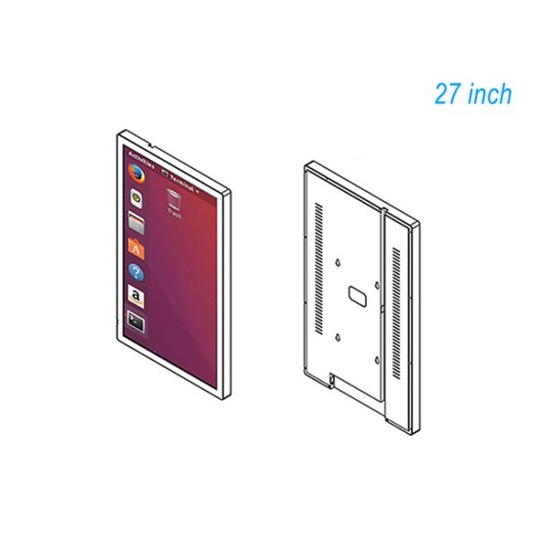 27 inch Android version efficient medical triage call screen diagnosis and treatment call digital signage kiosk