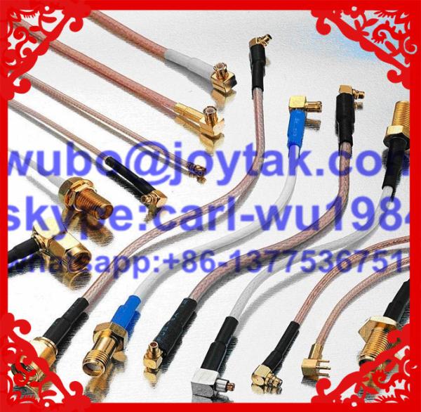 China manufacturer Impedance 50ohm DIN 7/16 male solder type connector with 1/2 superflex cable Low PIM VSWR 1.15