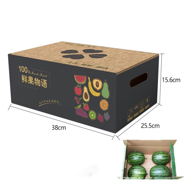 Корпусный картон Фрукты овощи Арбуз груша Ананас Оранжевый коробка тип другие