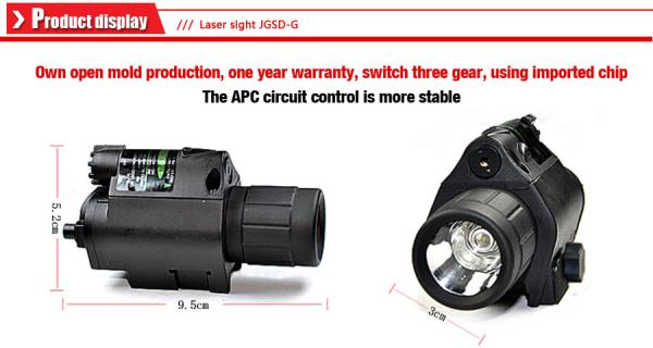 Green Laser Sight and LED for Picatinny Rail,green Laser Sight