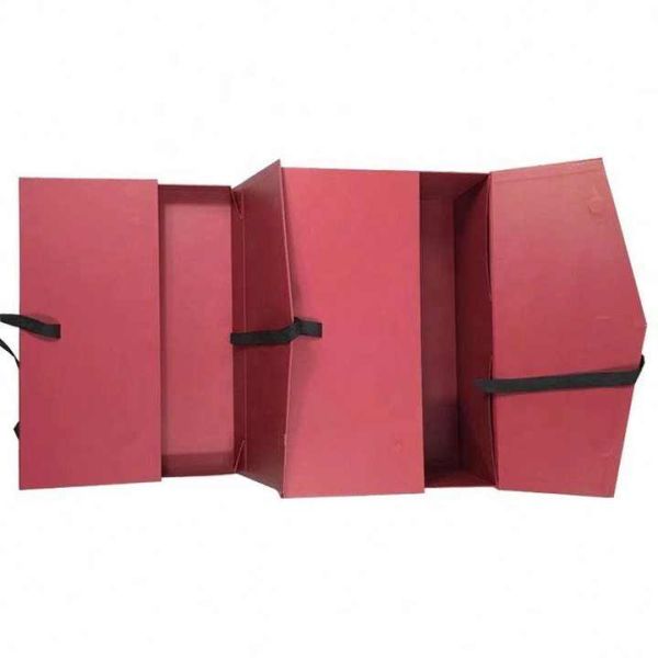 Горячая продажа двойной двери складной бумажной упаковочной коробки с магнитным закрытием картонная складная подарка