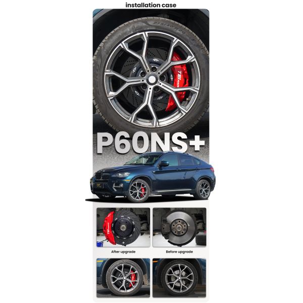 TEI P60NS+ Big Brake Kit 355mm 378mm Disc Rotor Front Brake Caliper Kit for AUDI A5 A6 A7 A8 2010-2021
