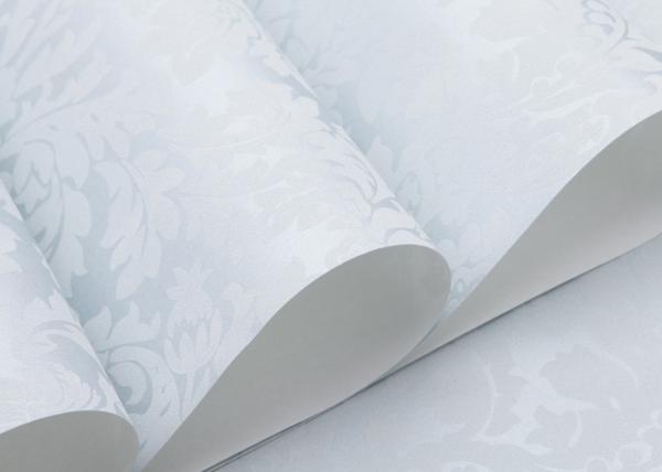 Modern Chinese Factory Wallcovering 0.53*10M Foaming Suede Wallpaper Beautiful Flowers