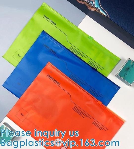 Zipper Top Apparel Bags, Clothing, Shoes, Underwear, Garment. Bikini Swimwear Packing Bag. EVA Slide Bags