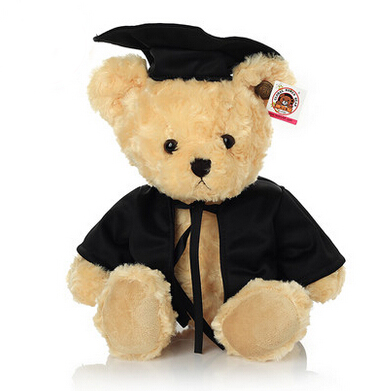18 Inch Doctor Graduation Teddy Bear Stuffed Soft Plush Toys For Collection Celebration