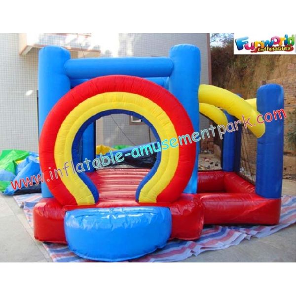 Rentable миниый шлямбур, дома прыжока брезента PVC товарного сорта раздувные для малышей