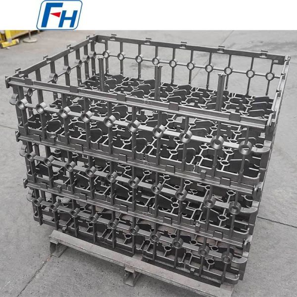 Cr25Ni20 Heat Resistant Steel Heat Treat Basket For Use In Vacuum Furnaces