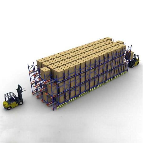 Custom Size Warehouse Shuttle System Radio Pallet Runner With Forklift Work