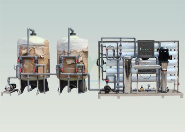 380V  FRP U-PVC Pipe Ro Membrane 8040 10T Electrolytic Water Treatment System
