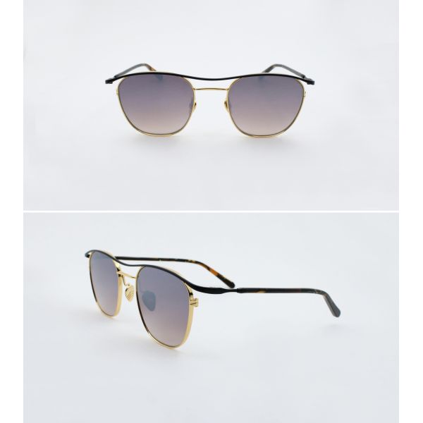 Fashion double bridge titanium Sunglasses super light for Men Women Driving Daily UV 400 protection